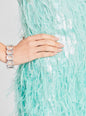 Anastasia Sequin Feather Dress - Retrofete