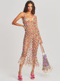 Calypso Beaded Fringe Dress - Retrofete