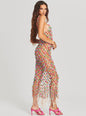 Calypso Beaded Fringe Dress - Retrofete