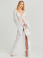 Nasreen Sequin Feather Kimono - Retrofete