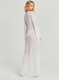 Nasreen Sequin Feather Kimono - Retrofete