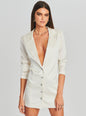 Blakely Silk Blazer - Retrofete