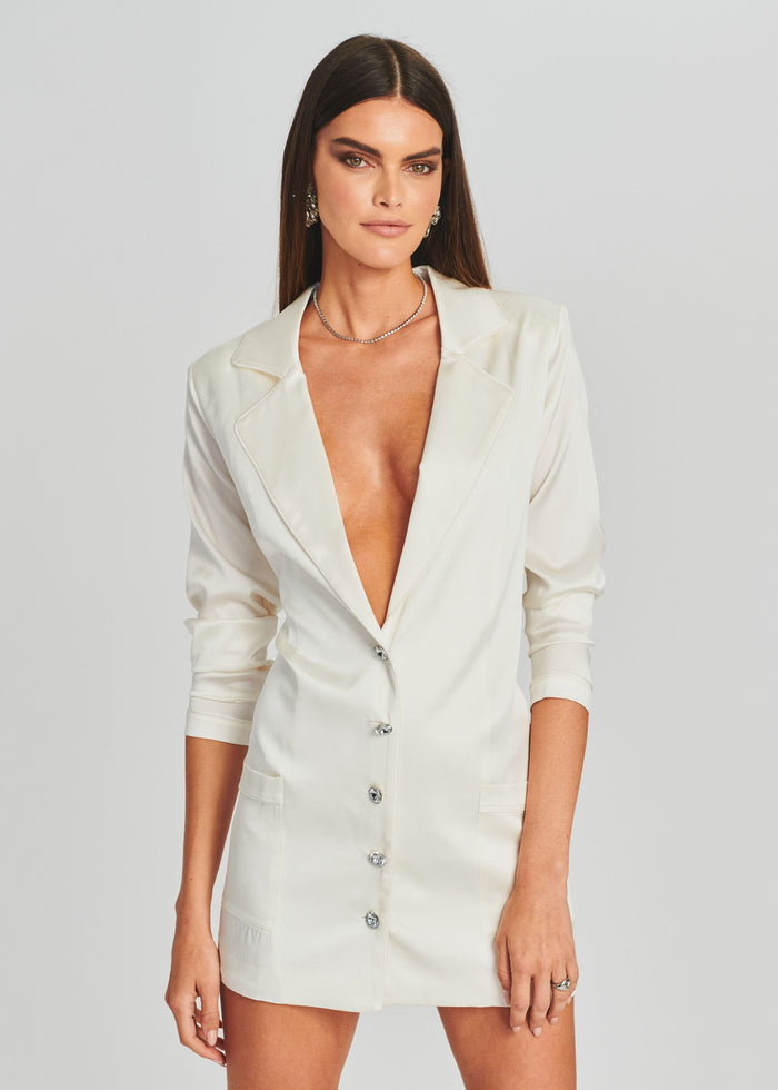 Blakely Silk Blazer - Retrofete