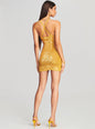 Elliana Sequin Crochet Dress - Retrofete