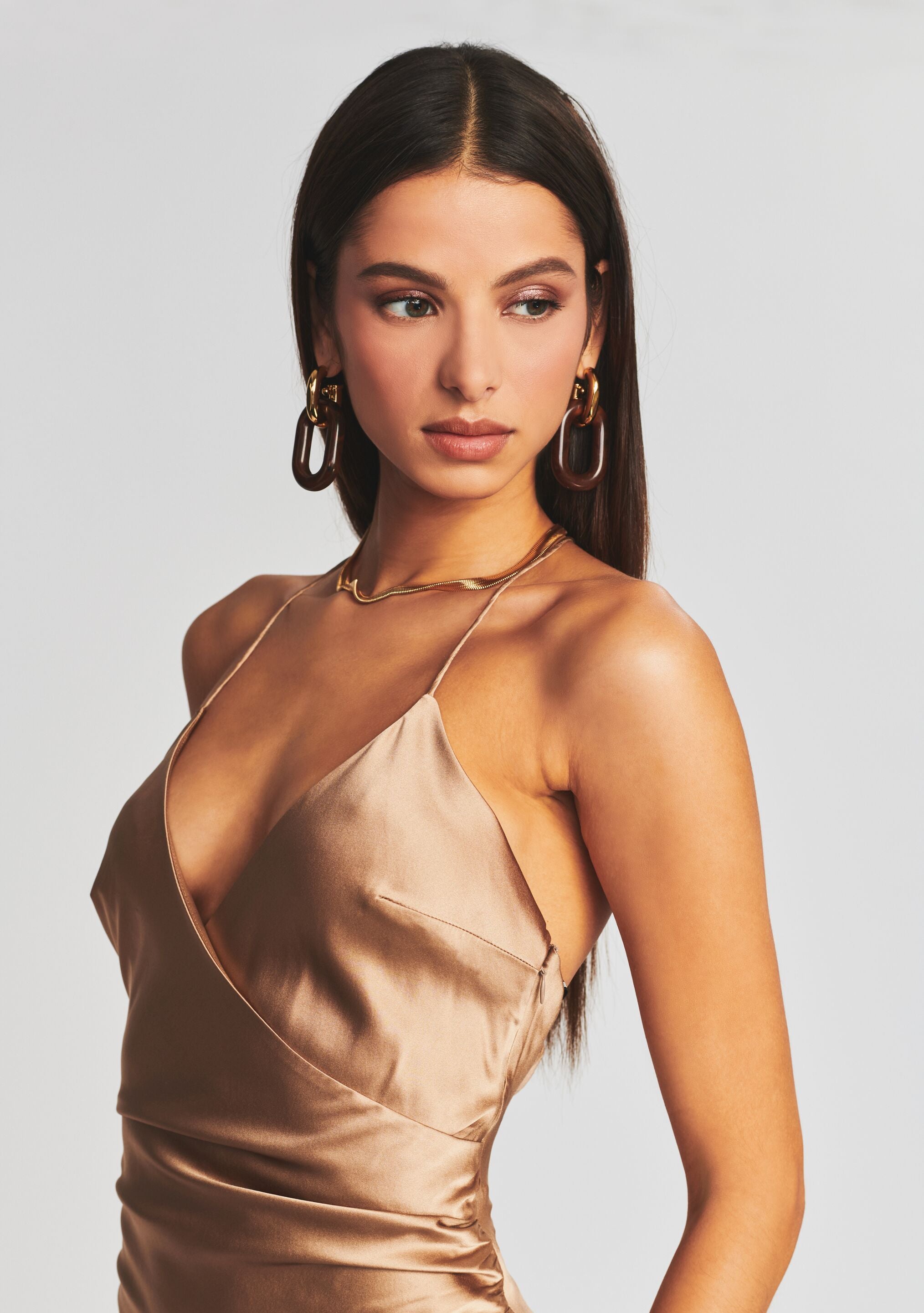 Silk dress bodycon clearance