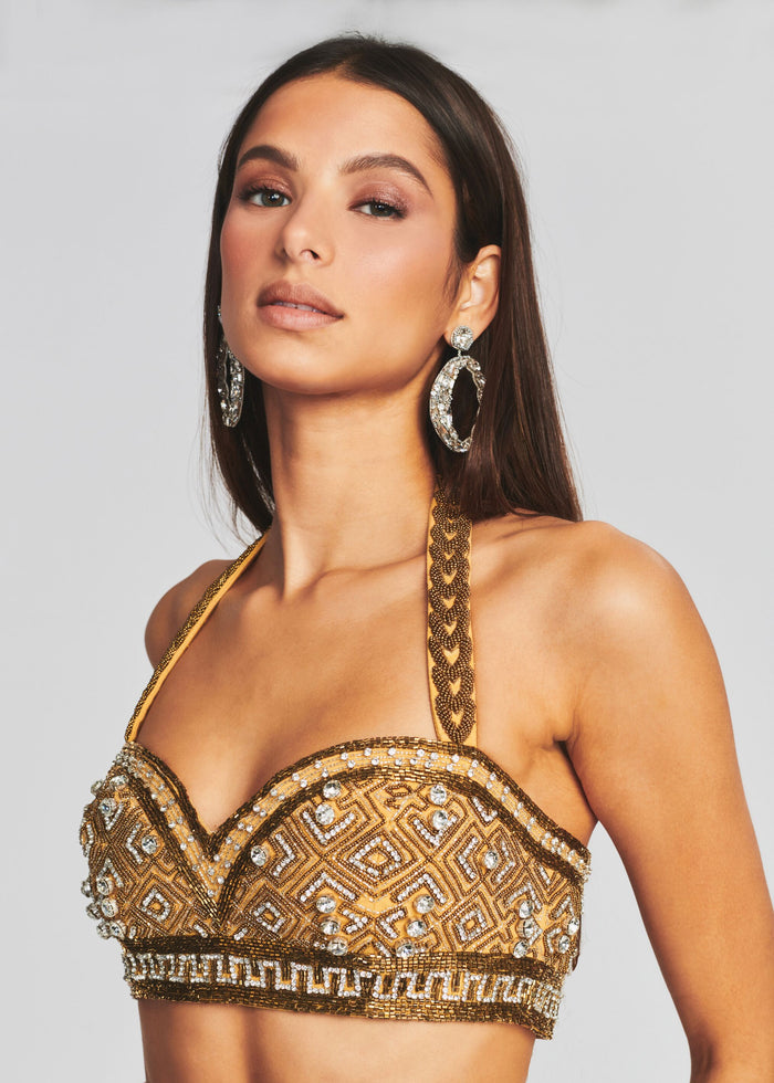 Kala Sequin Bra - Retrofete