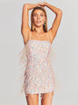 Heather Sequin Star Fringe Dress