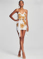 Claire Sequin Palm Dress - Retrofete