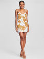 Claire Sequin Palm Dress - Retrofete