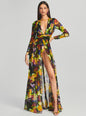 Angela Silk Chiffon Dress - Retrofete