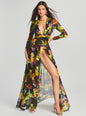 Angela Silk Chiffon Dress - Retrofete