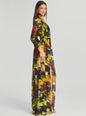 Angela Silk Chiffon Dress - Retrofete