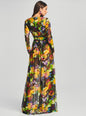 Angela Silk Chiffon Dress - Retrofete