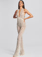 Tosca Sequin Crochet Jumpsuit - Retrofete