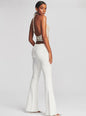 Stevie Sequin Crochet Halter Top - Retrofete