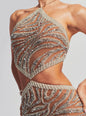 Viola Sequin Tiger Stripe Dress - Retrofete