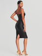 Aiden Coated Denim Midi Dress - Retrofete