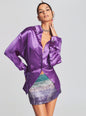 Livia Crystal Ombre Skirt