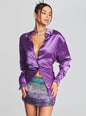 Livia Crystal Ombre Skirt
