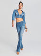 Maxine Denim Top