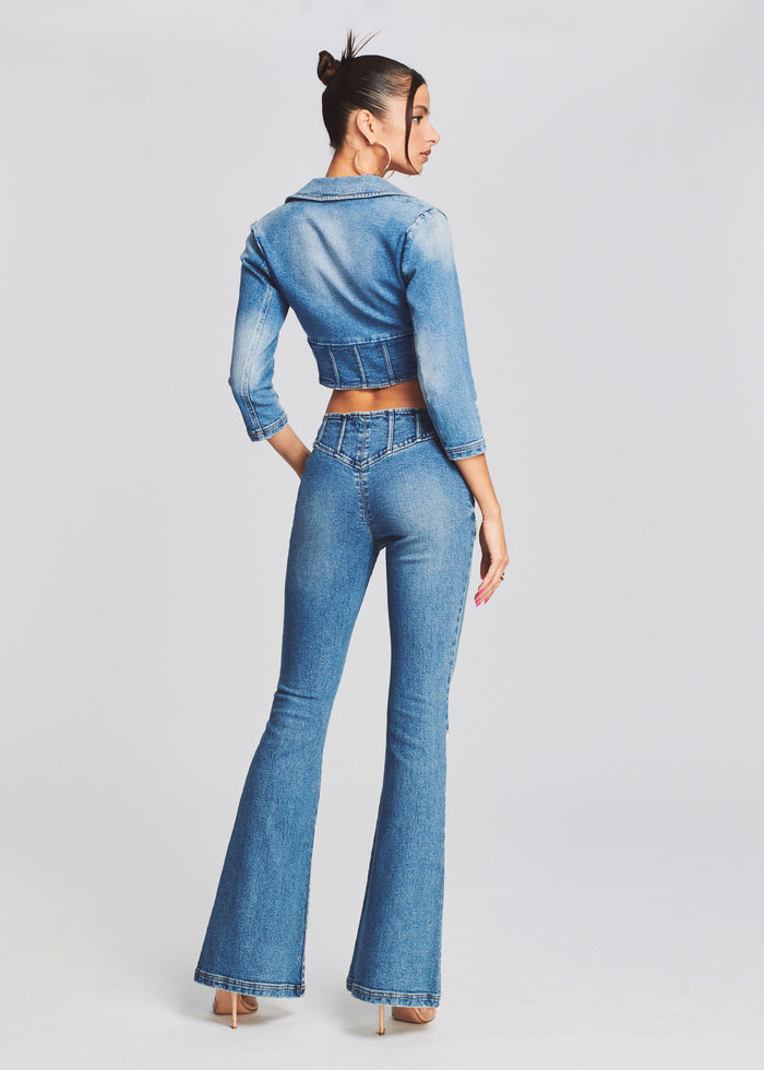 Maxine Denim Top