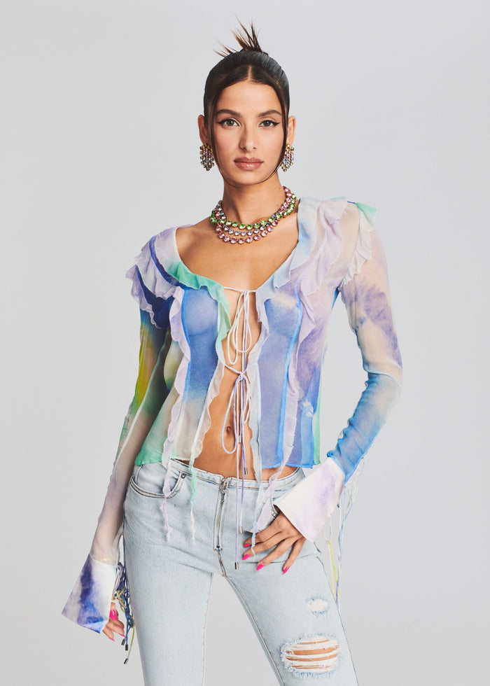 Aviva Silk Chiffon Blouse