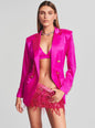 Athana Sequin Feather Skirt