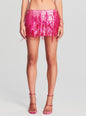 Athana Sequin Feather Skirt