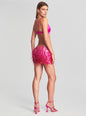 Athana Sequin Feather Skirt