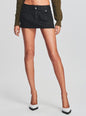 Riley Coated Denim Skirt