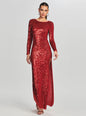 Alexa Sequin Crochet Dress