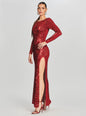 Alexa Sequin Crochet Dress