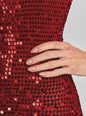 Alexa Sequin Crochet Dress