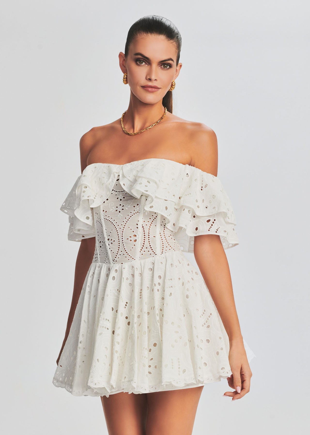 Dalia Short Dress Retrofete Dalia Short Dress Retrofete