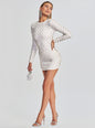 Harlowe Embellished Chiffon Dress