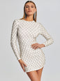 Harlowe Embellished Chiffon Dress