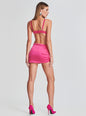 Sapo Silk Mini Skirt