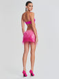 Athana Sequin Feather Skirt