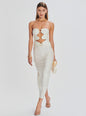 Lily Lycra Maxi Dress