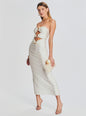 Lily Lycra Maxi Dress