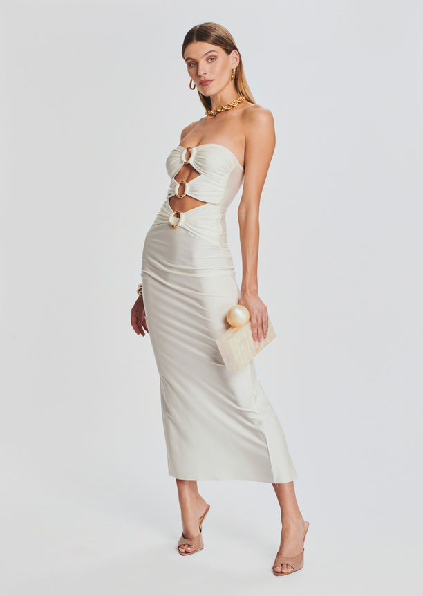 Lily Lycra Maxi Dress