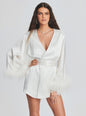 Eva Feather Robe