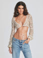 Vera Sequin Crochet Top