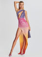 Candice Sequin Crochet Dress