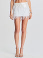 Athana Sequin Feather Skirt