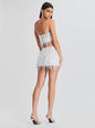 August Feather Sequin Top