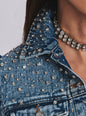 Ada Crystal Embellished Denim Jacket
