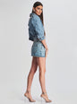 Ada Crystal Embellished Denim Jacket