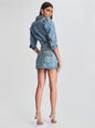 Ada Crystal Embellished Denim Jacket
