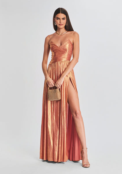 strapless open back dress Retrofete Waldorf Gown main image 0